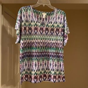 NWT Chico's light weight Amalthea short sleeved top